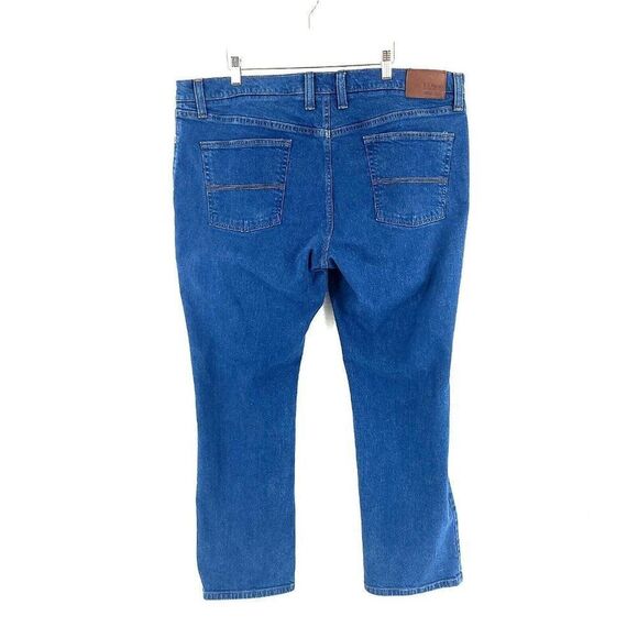 L.L. Bean Standard‎ Fit Blue Mid Rise Jeans 42/29 - Picture 3 of 8